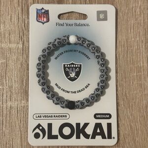 Las Vegas Raiders Lokai Bracelet Size Medium